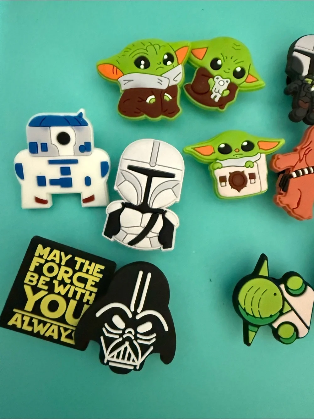 Star Wars Character Shoe Charms - Assorted Colorful Set